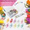 50Pcs Sewing Clips & 400PCS Sewing Pins with Box, Assorted Colors Quilting Clips Fabric Clips for Sewing Quilting Supplies Crafting Tools, Straight Pins with Colored Pearlized Ball Heads Long 1.6inch